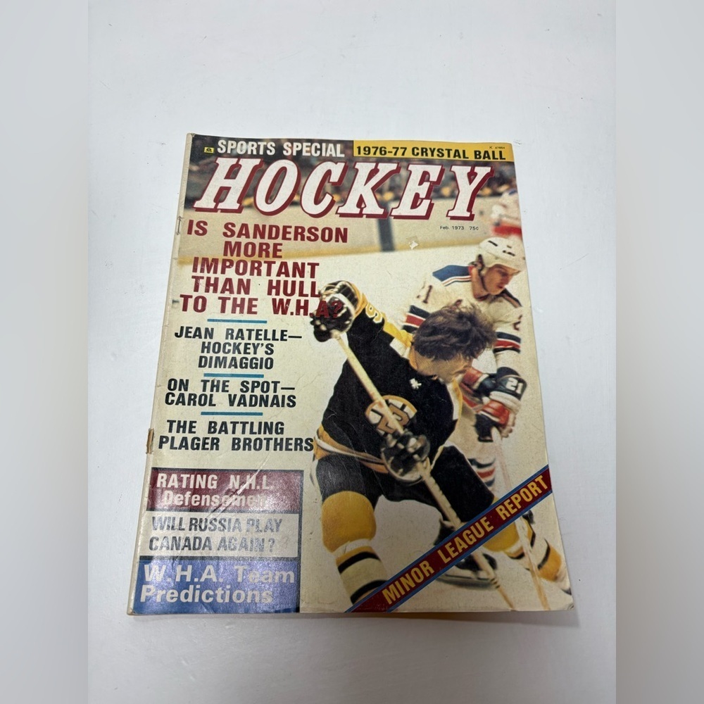 1976-77 Sports Special Hockey Magazine